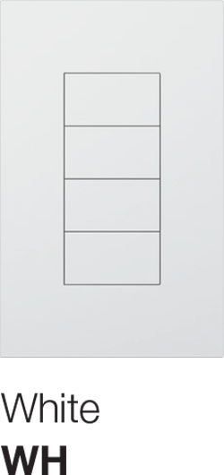 Lutron Palladiom Keypad White