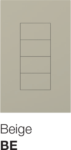 Lutron Palladiom Keypad Beige