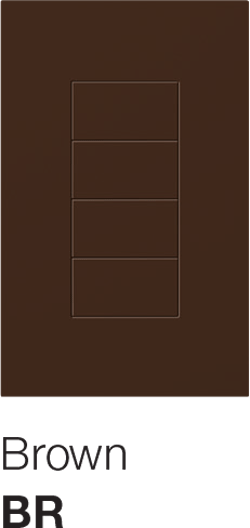 Lutron Palladiom Keypad Brown