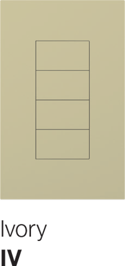 Lutron Palladiom Keypad Ivory