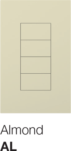 Lutron Palladiom Keypad Almond